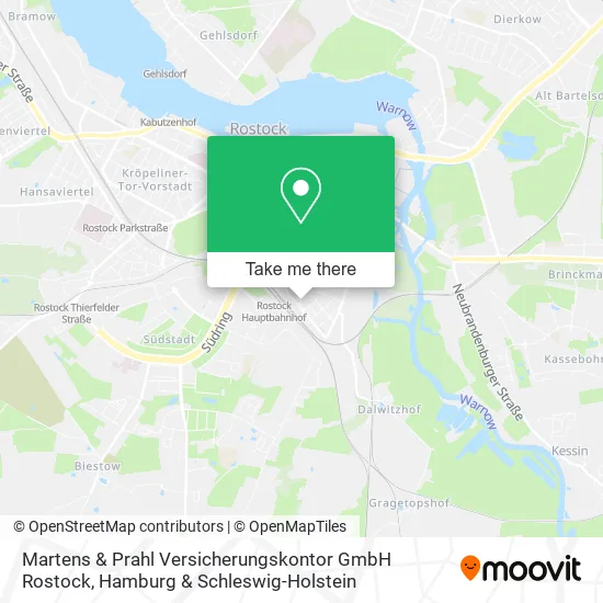 Martens & Prahl Versicherungskontor GmbH Rostock map