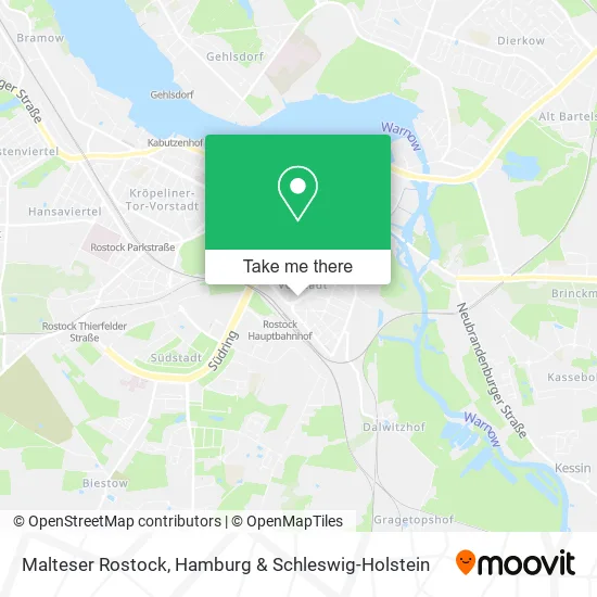 Карта Malteser Rostock