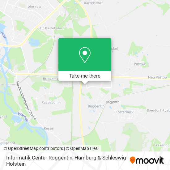 Informatik Center Roggentin map