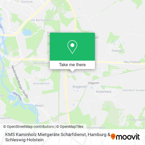 KMS Kaminholz Mietgeräte Schärfdienst map
