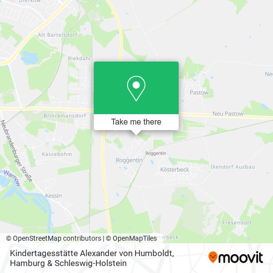 Kindertagesstätte Alexander von Humboldt map