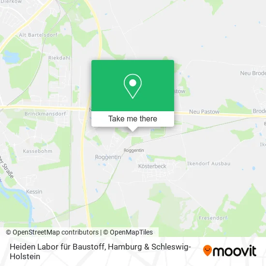 Карта Heiden Labor für Baustoff