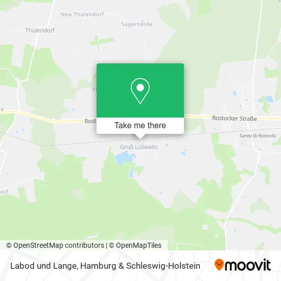 Карта Labod und Lange