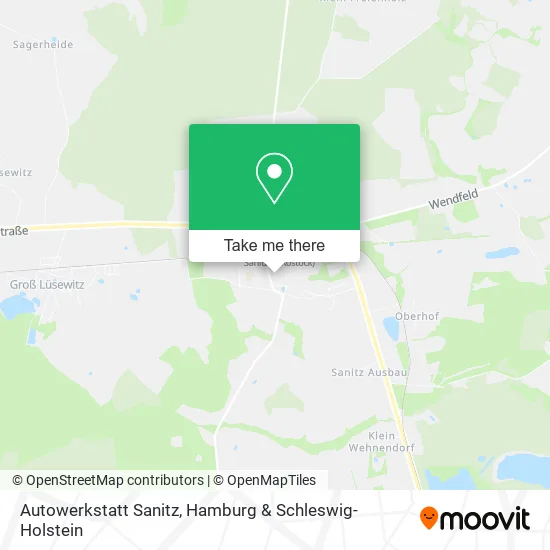 Карта Autowerkstatt Sanitz