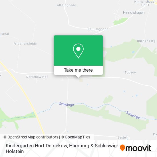 Kindergarten Hort Dersekow map