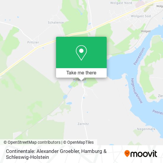 Continentale: Alexander Groebler map