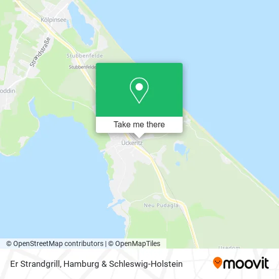 Карта Er Strandgrill