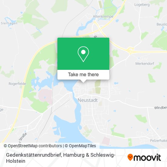 Gedenkstättenrundbrief map