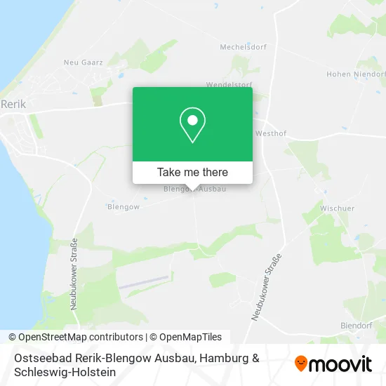 Карта Ostseebad Rerik-Blengow Ausbau
