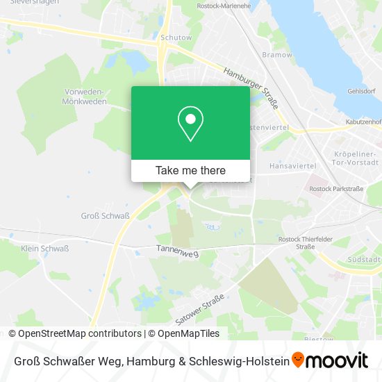 Groß Schwaßer Weg map