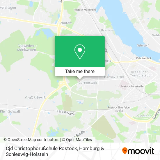 Карта Cjd Christophorußchule Rostock