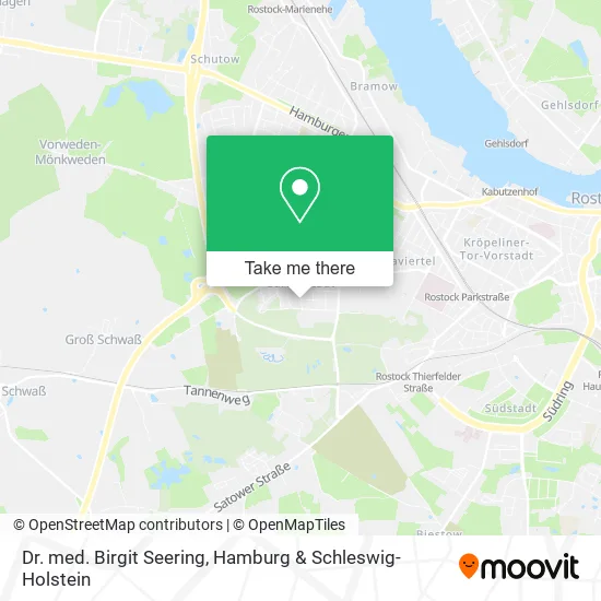 Карта Dr. med. Birgit Seering