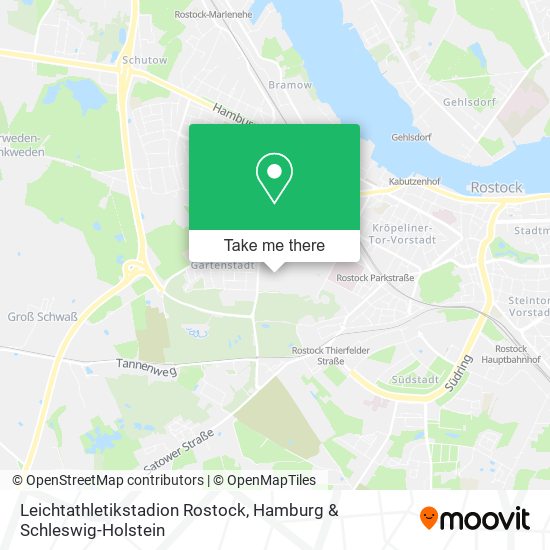 Leichtathletikstadion Rostock map