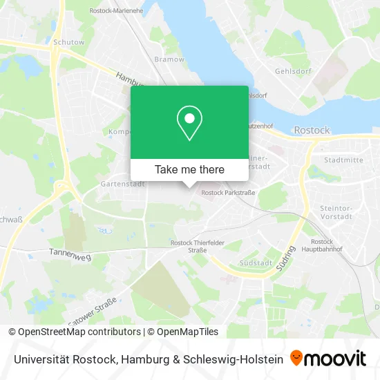 Карта Universität Rostock