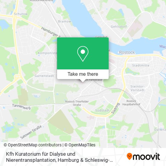 Kfh Kuratorium für Dialyse und Nierentransplantation map