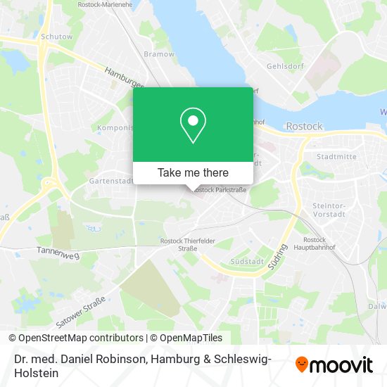 Dr. med. Daniel Robinson map