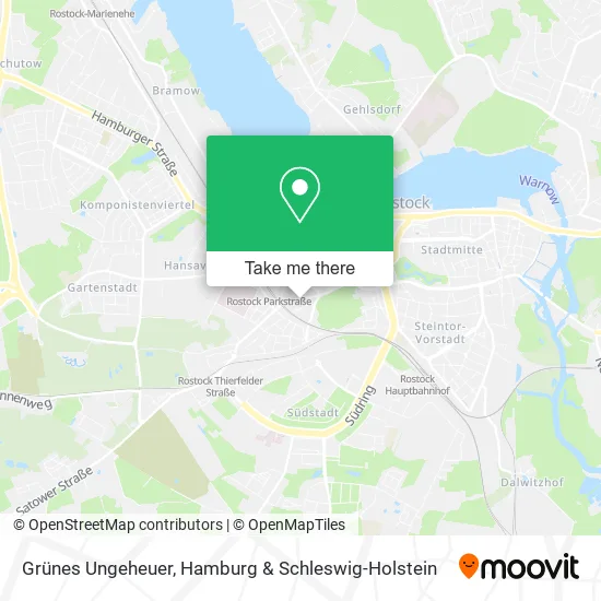Карта Grünes Ungeheuer