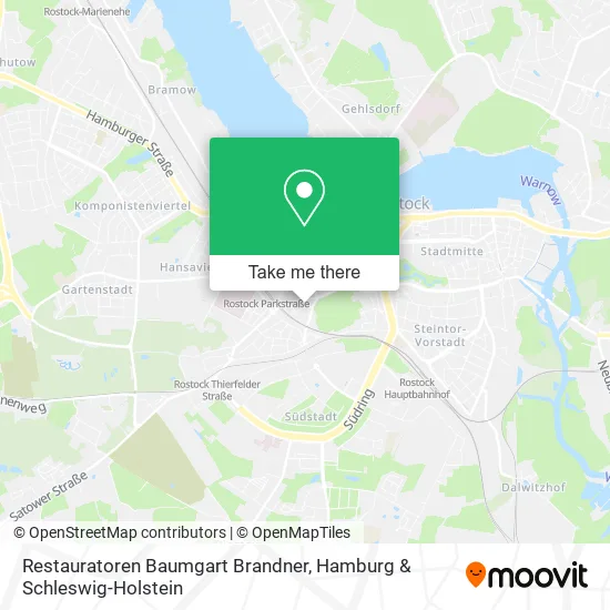 Карта Restauratoren Baumgart Brandner
