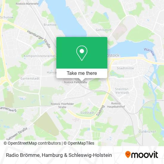 Карта Radio Brömme