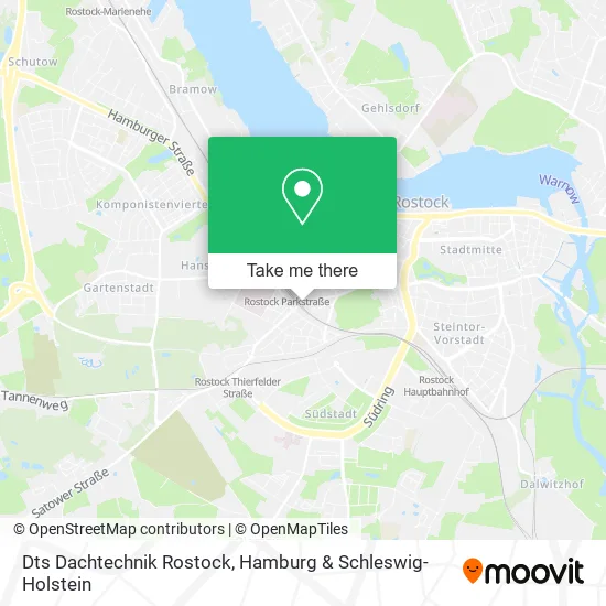 Карта Dts Dachtechnik Rostock
