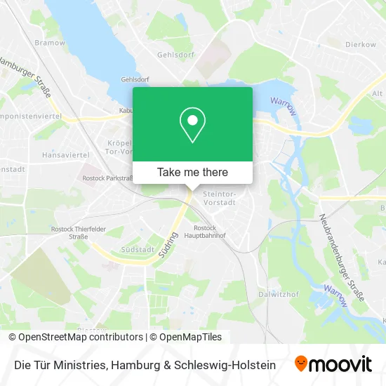 Карта Die Tür Ministries