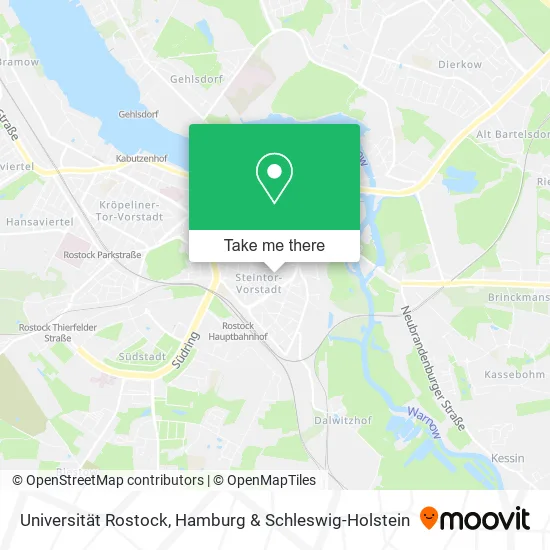 Карта Universität Rostock