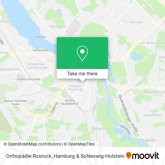 Orthopädie Rostock map