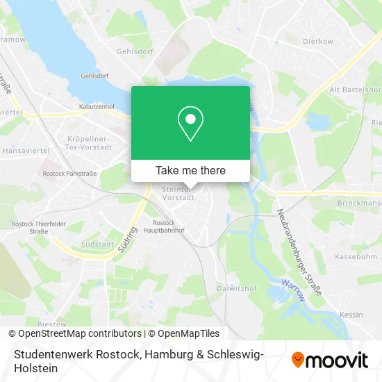 Карта Studentenwerk Rostock