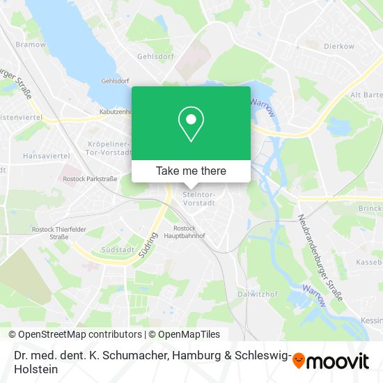 Dr. med. dent. K. Schumacher map