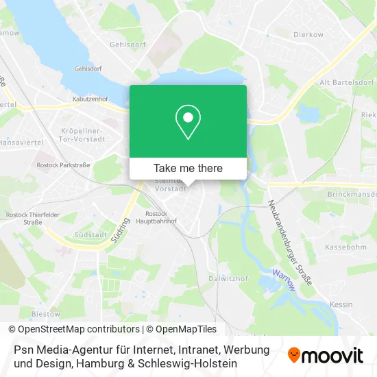 Карта Psn Media-Agentur für Internet, Intranet, Werbung und Design