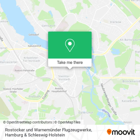 Rostocker und Warnemünder Flugzeugwerke map