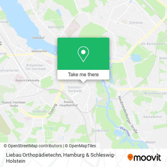 Liebau Orthopädietechn map