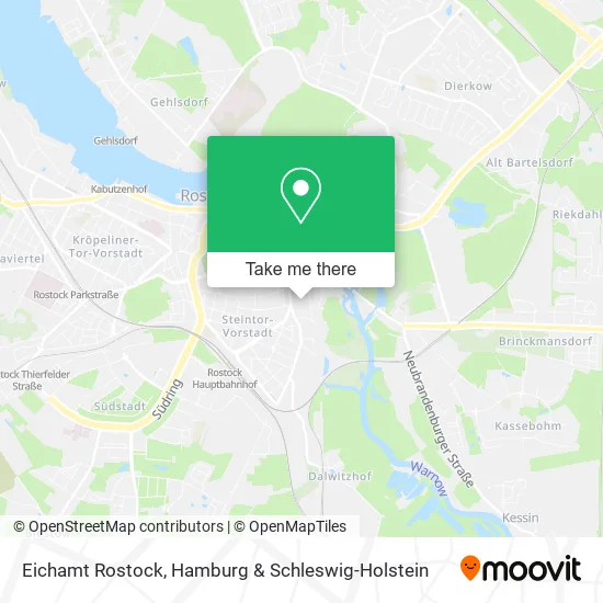 Карта Eichamt Rostock