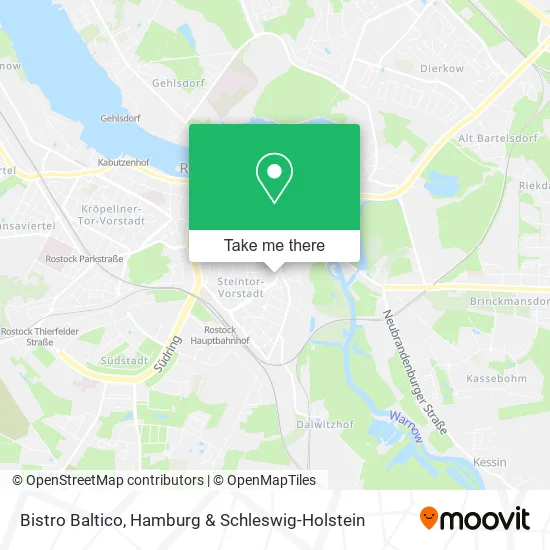 Карта Bistro Baltico
