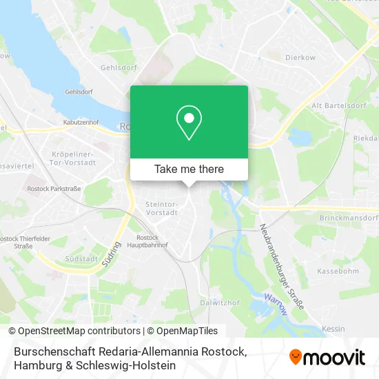 Карта Burschenschaft Redaria-Allemannia Rostock