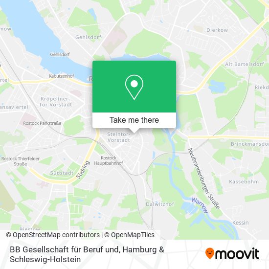 BB Gesellschaft für Beruf und map