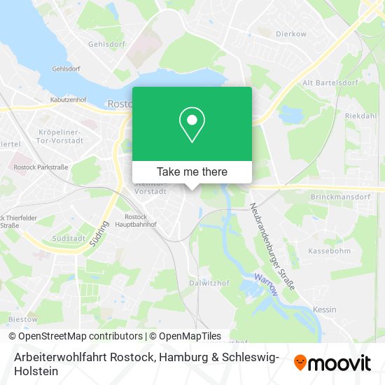 Arbeiterwohlfahrt Rostock map