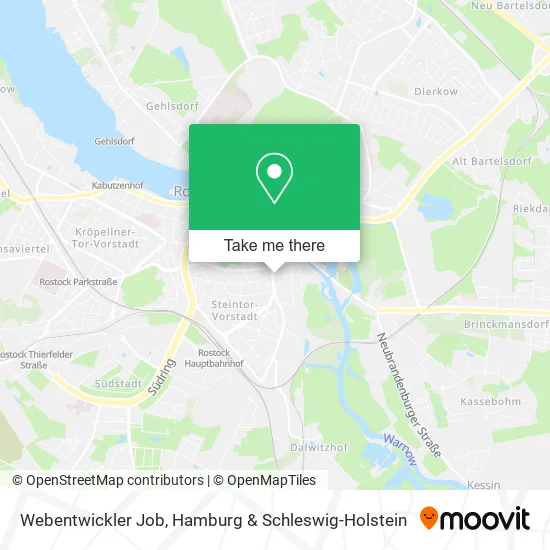 Карта Webentwickler Job