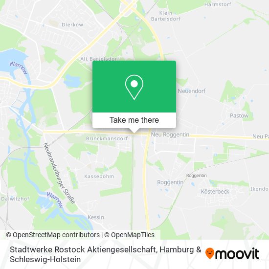 Stadtwerke Rostock Aktiengesellschaft map