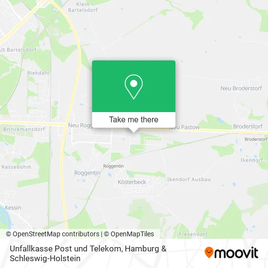 Карта Unfallkasse Post und Telekom