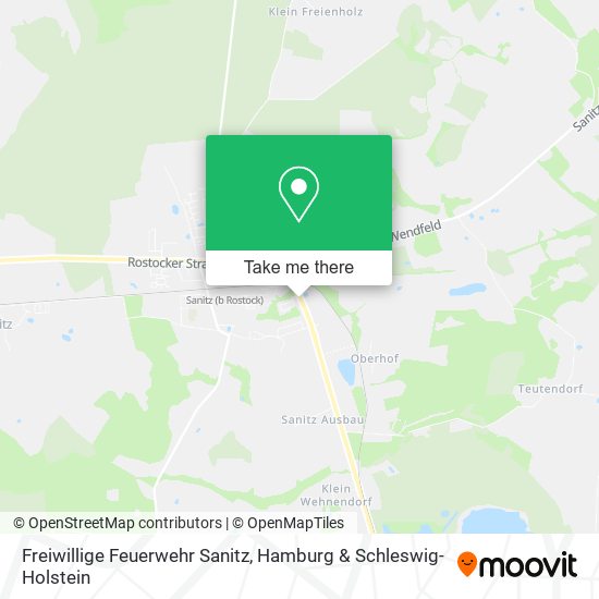 Freiwillige Feuerwehr Sanitz map