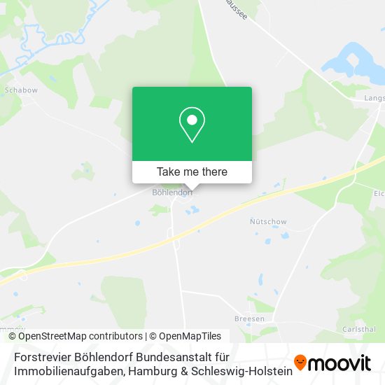 Forstrevier Böhlendorf Bundesanstalt für Immobilienaufgaben map