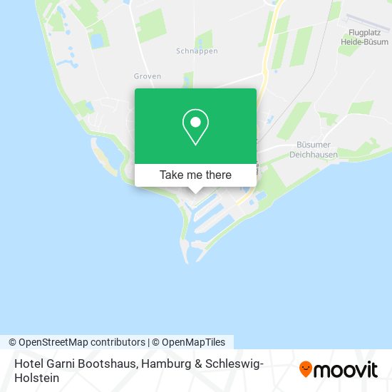 Hotel Garni Bootshaus map
