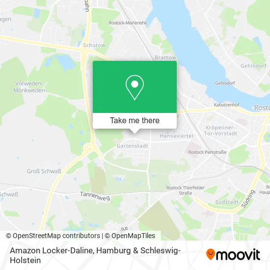 Карта Amazon Locker-Daline