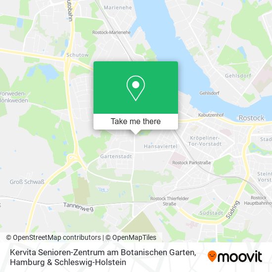 Kervita Senioren-Zentrum am Botanischen Garten map