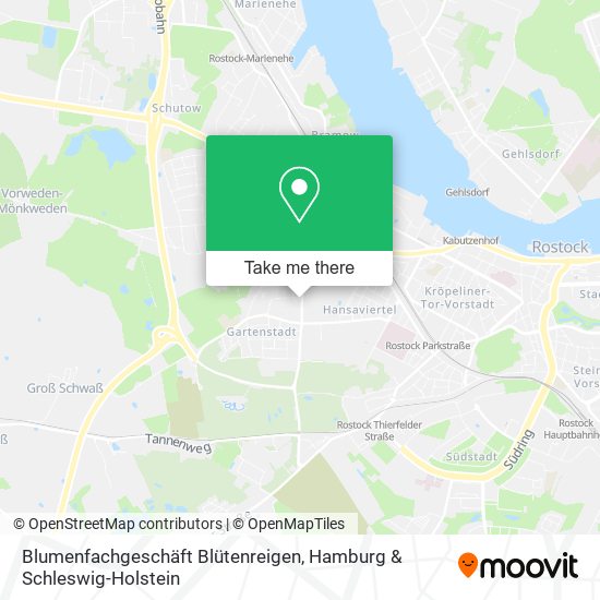 Blumenfachgeschäft Blütenreigen map
