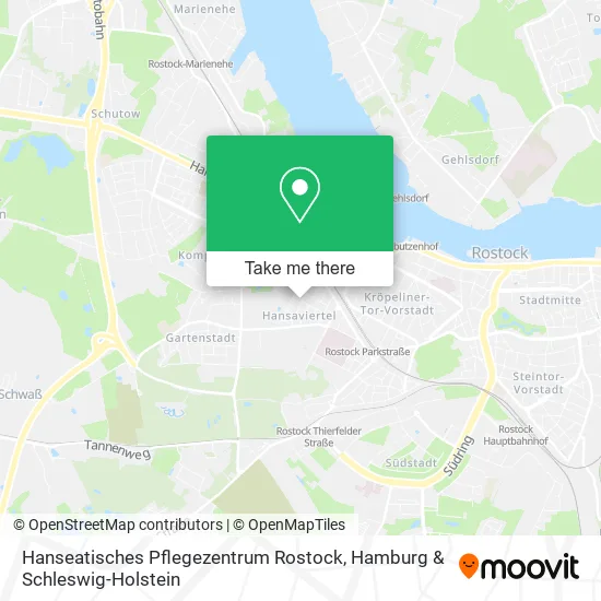 Карта Hanseatisches Pflegezentrum Rostock