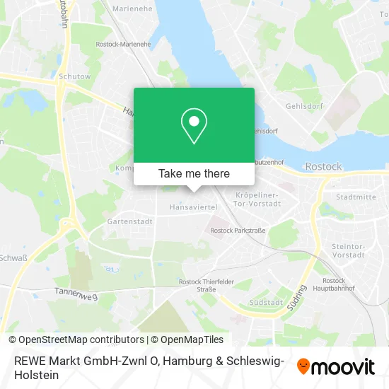 Карта REWE Markt GmbH-Zwnl O