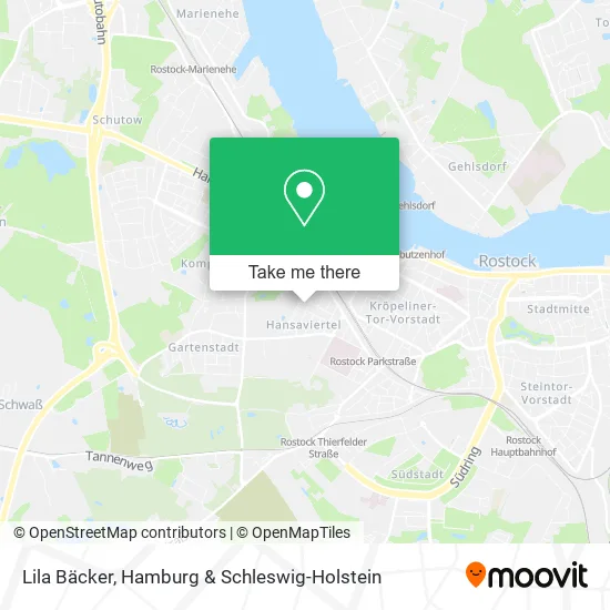 Карта Lila Bäcker