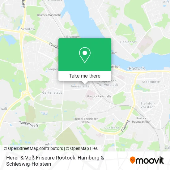 Карта Herer & Voß Friseure Rostock